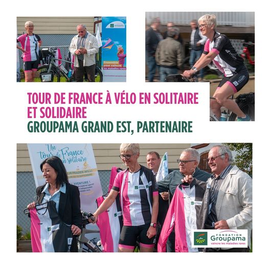Le départ du Tour de France à vélo solidaire c’est aujourd’hui!