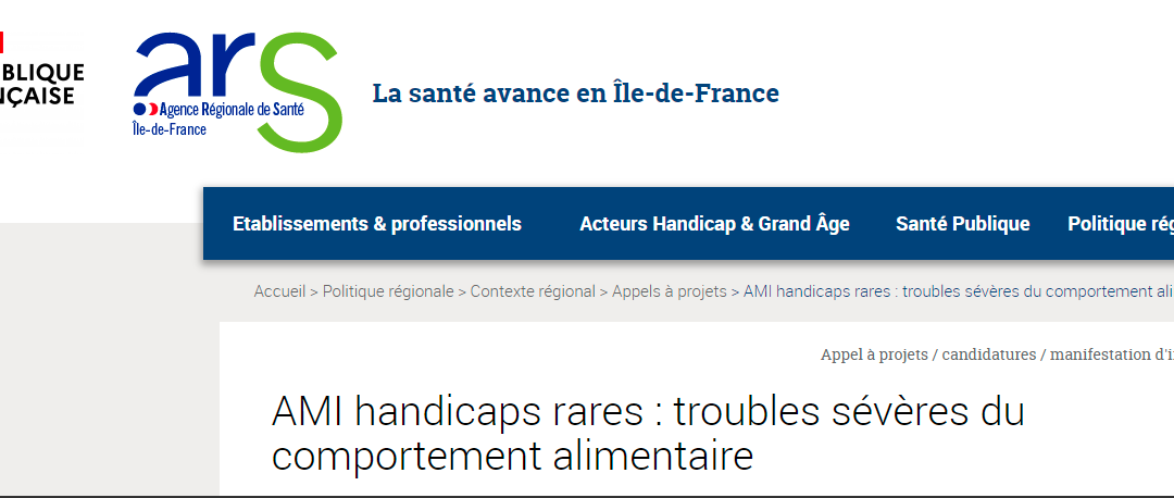 Lancement de l’appel à manifestation d’intérêt en Ile-de-France en faveur de personnes avec des troubles de comportement alimentaire