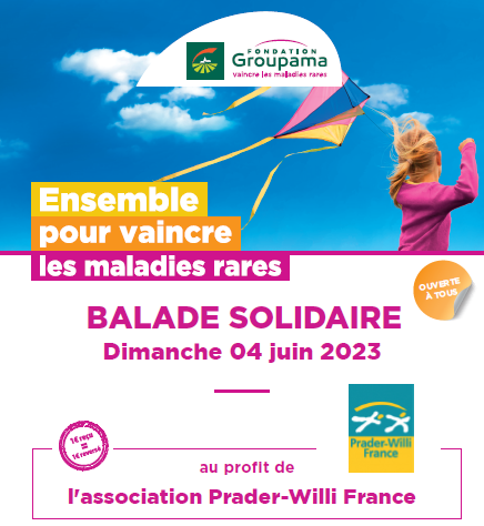 Balade solidaire organisée par Groupama Grand Est au profit de PWF