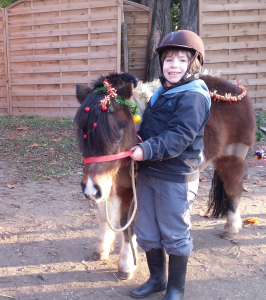 Emil avec le poney