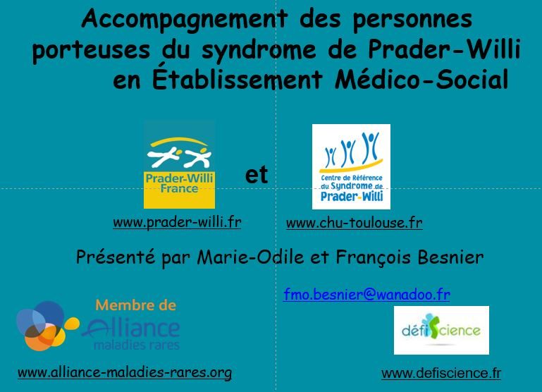 Formation sur le syndrome de Prader-Willi disponible en vidéo